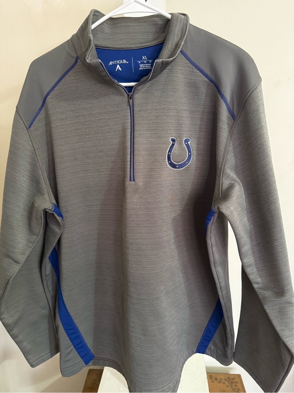 Antigua Indianapolis Colts 1/4 Zip Pullover